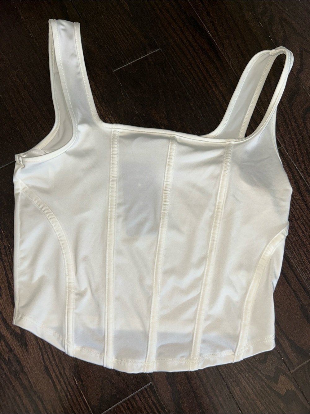 Stretchy Corset Style Tank Top. NWT